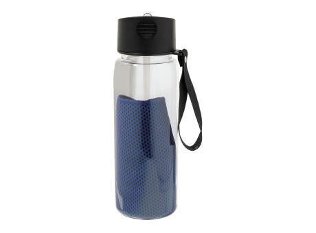 RPET Trinkflasche mit Handtuch Fitmax