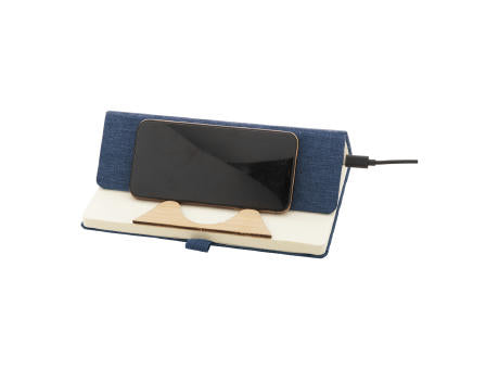 RPET Wireless-Charger/Notizbuch Chatom