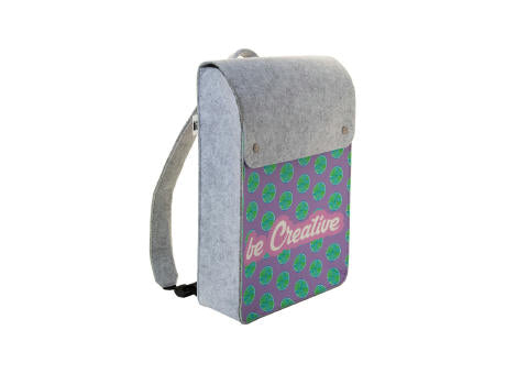 individueller RPET Rucksack CreaFelt Back II