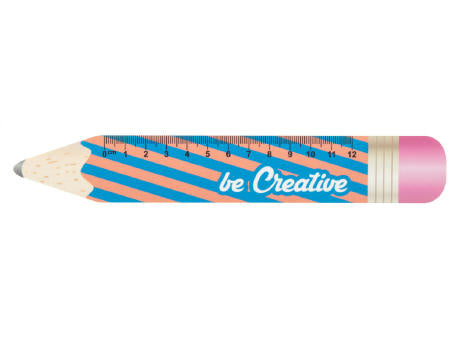 12 cm Lineal, Bleistift Sharpy 12