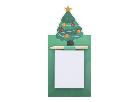 Magnetischer Notizblock Weihnachten, Weihnachtsmann Julliste