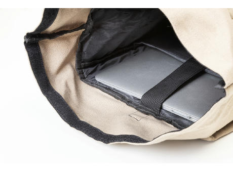 Recycelten Canvas Rucksack Rebyss Roll
