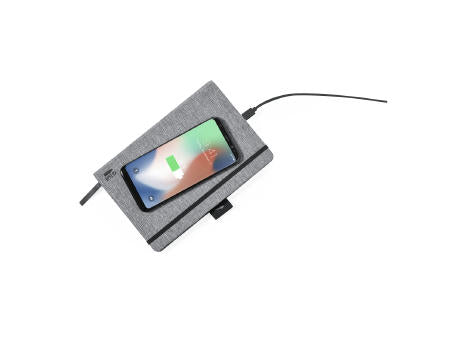 Notizbuch mit Wireless-Charger Charbuk