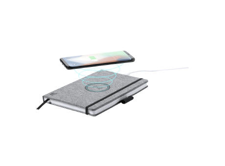 Notizbuch mit Wireless-Charger Charbuk