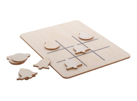 Weihnachtliches Tic-Tac-Toe Baumschmuck & Glocken TixTax