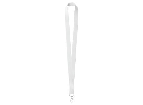 Polyester Lanyard mit Metall-Karabiner und einseitiger Sublimationsdruck.  Subyard Zero