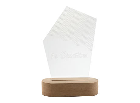 LED-Trophäe Woodify