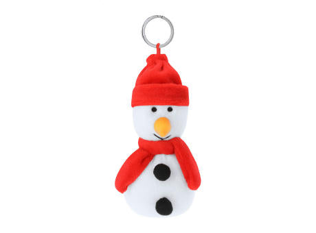 Weihnachts-Plüsch-Schlüsselanhänger, Schneemann Velin