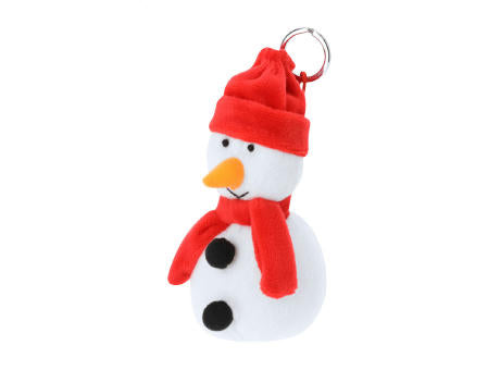 Weihnachts-Plüsch-Schlüsselanhänger, Schneemann Velin