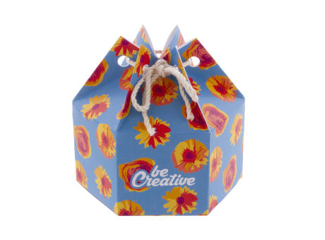 Sechseckige Geschenkbox CreaBox HexaCord M