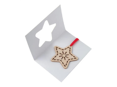 Weihnachtskarte, Stern TreeCard