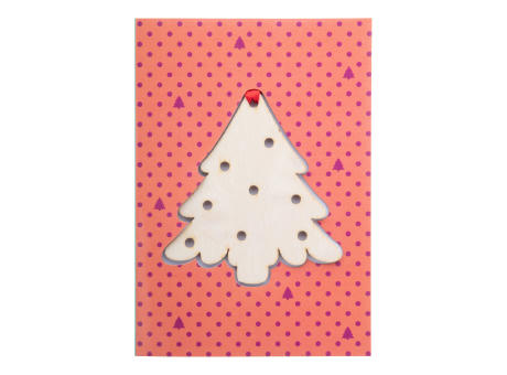Weihnachtskarte, Stern TreeCard