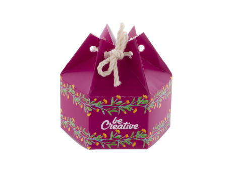 Sechseckige Geschenkbox CreaBox HexaCord S