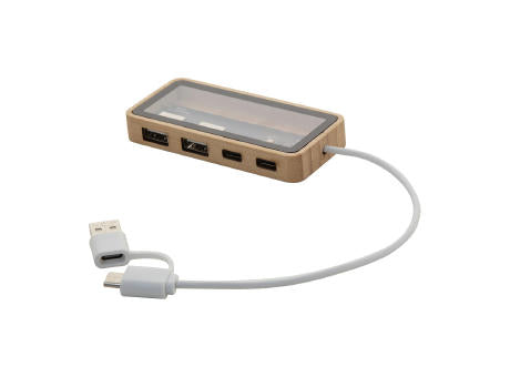 Transparenter USB-Hub SeeHub