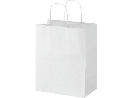 Kraft 80–90 g/m² Papiertasche mit Kordelgriffen – 25 × 15 × 32 cm