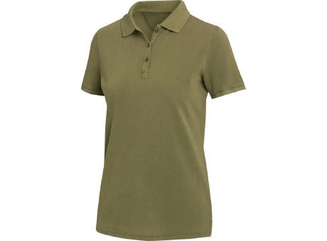 Calgary Poloshirt für Damen im Washed Look, 200 g/m2