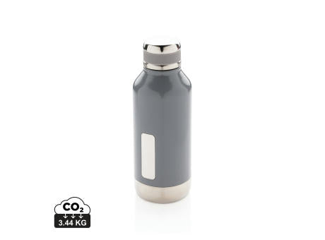 Auslaufsichere Vakuumflasche mit Logoplatte