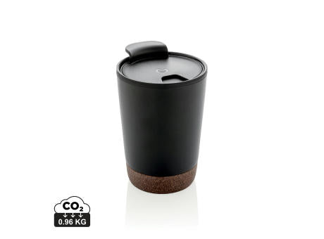 RCS recycelter Edelstahl-Kaffeebecher mit Kork