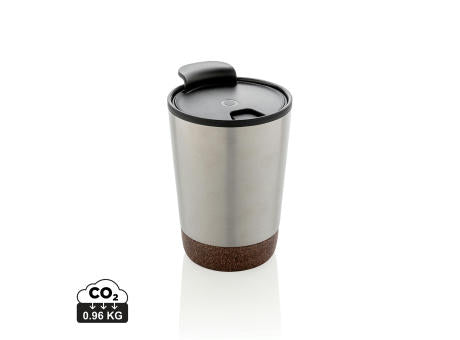 RCS recycelter Edelstahl-Kaffeebecher mit Kork
