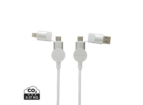 Oakland RCS rKunststoff 1,2m 6-in-1 Fast-Charging 45W Kabel