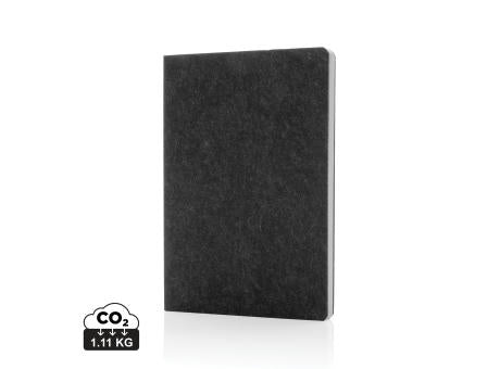 Phrase GRS-zertifiziertes A5-Notizbuch aus recyceltem Filz