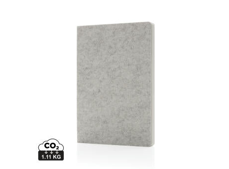 Phrase GRS-zertifiziertes A5-Notizbuch aus recyceltem Filz