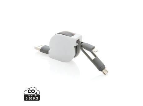 3-in-1 ausziehbares Kabel
