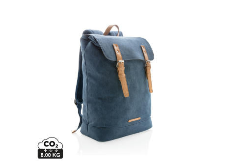Canvas Laptop-Rucksack, PVC-frei