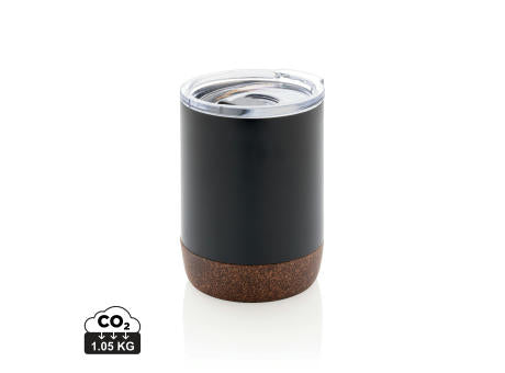 Kleine Vakuum-Kaffeetasse aus RCS rSteel & Kork