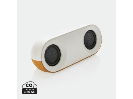 Oregon 10W Lautsprecher aus RCS recyc. Kunststoff und Kork