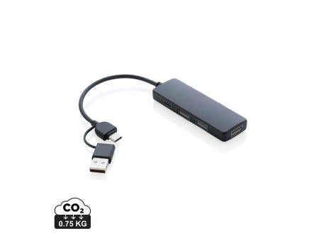 RCS recycelter USB-Hub mit Dual-Input
