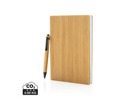 A5 Bambus Notizbuch & Stift