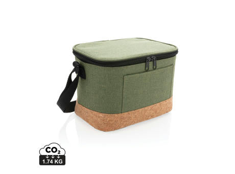 Two-Tone Kühltasche mit Korkdetails