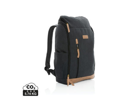 Impact AWARE™ 16 oz. r recyceltem canvas 15" Laptop-Rucksack