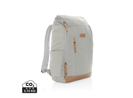 Impact AWARE™ 16 oz. r recyceltem canvas 15" Laptop-Rucksack