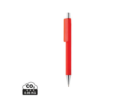 X8 Stift mit Smooth-Touch aus RCS recyceltem ABS