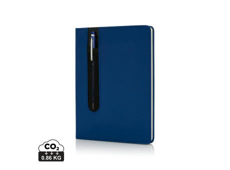 Basic Hardcover PU A5 Notizbuch mit Stylus-Stift