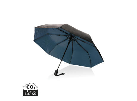 21" Impact AWARE™ RPET 190T Pongee Bi-Color Mini-Schirm