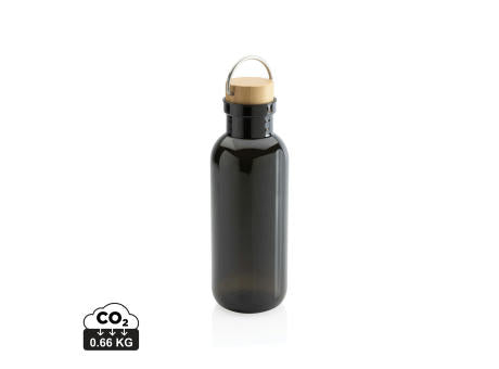 RCS rPET Flasche with Bambusdeckel und Griff