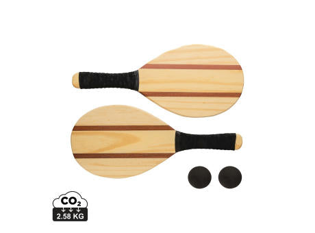 Frescobol Tennis-Set aus Holz