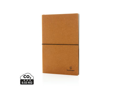A5 Notizbuch aus GRS recyceltem Leder