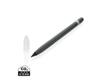 Tintenloser Stift aus Aluminium mit Radiergummi