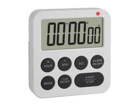 Digitaler Timer mit Stoppuhr und Wecker