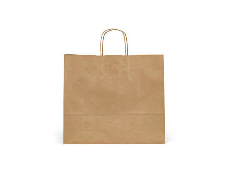 Vesuvio XL braune FSC®-Kraftpapiertasche aus Recyclingpapier, 115g/m²