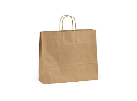 Vesuvio XL braune FSC®-Kraftpapiertasche aus Recyclingpapier, 115g/m²