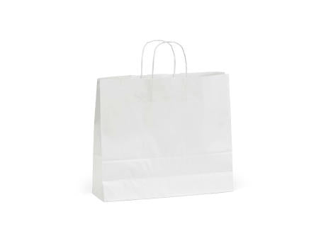 Etna XL weiße FSC®-Kraftpapiertasche. 100g/m². Hergestellt in Portugal