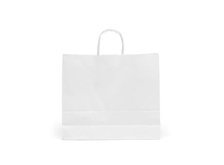 Etna XL weiße FSC®-Kraftpapiertasche. 100g/m². Hergestellt in Portugal