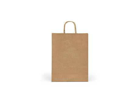 Vesuvio M braune FSC®-Kraftpapiertasche aus Recyclingpapier, 115g/m²