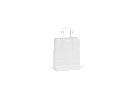 Etna S weiße FSC®-Kraftpapiertasche. 90g/m². Hergestellt in Portugal