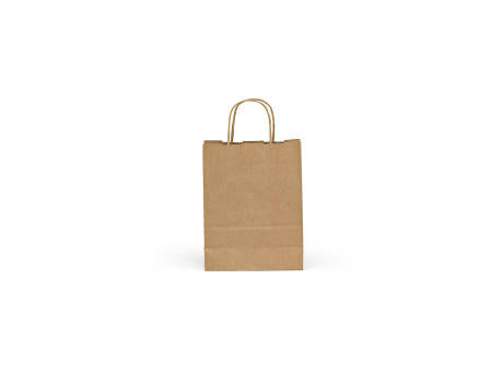 Vesuvio S braune FSC®-Kraftpapiertasche aus Recyclingpapier, 115g/m²